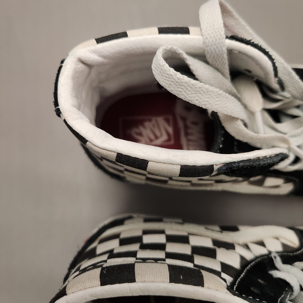 Vans David Bowie Checkered High-Top Sneakers - Picture 6 of 7